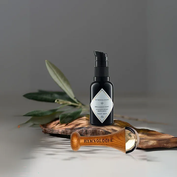 Glowing Massage Duo | Kansa Wand + Brilliance Tonic Facial Serum – 120g
