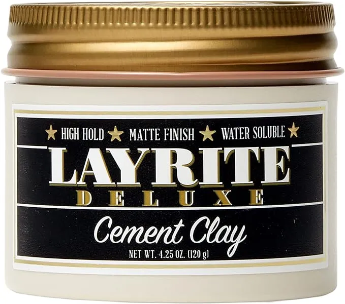 Layrite Cement Hair Clay, 4.25 Oz
