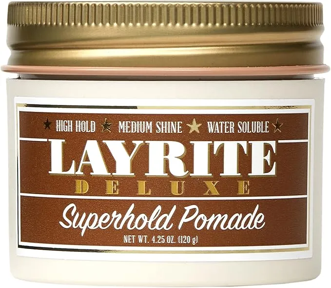 Layrite | Pomade, Super Hold, 4.25 oz