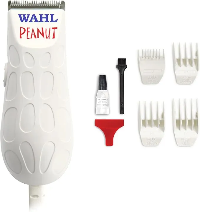 Wahl Professional White Peanut Trimmer/Clipper - Model 56115