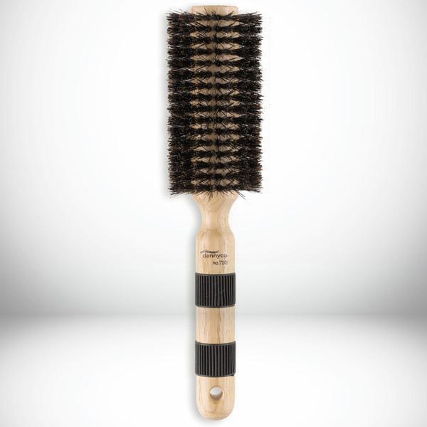 Circular brush with 100% pre-softened natural boar bristles - Large