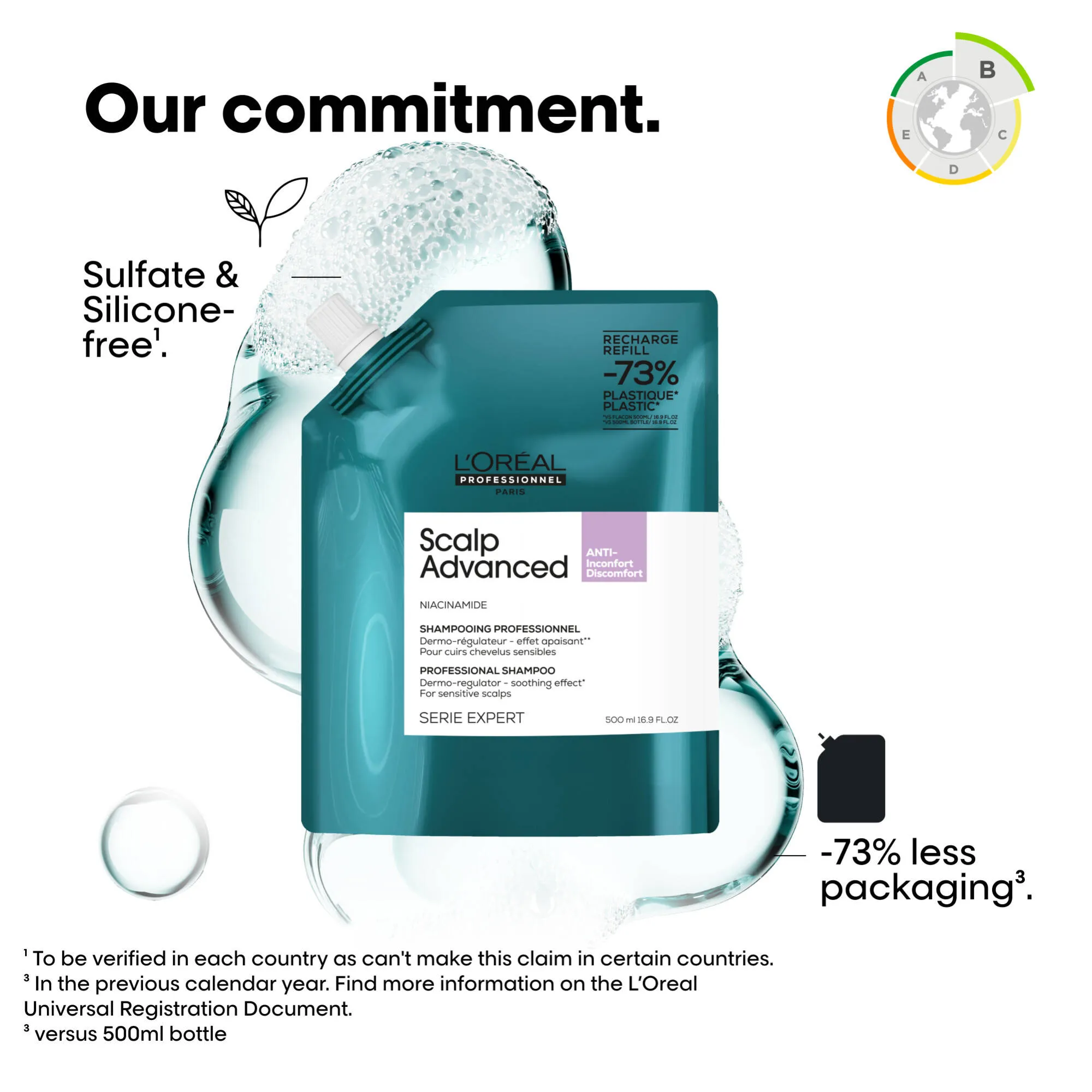 Scalp Advanced Anti-Discomfort Shampoo Refill 500mL