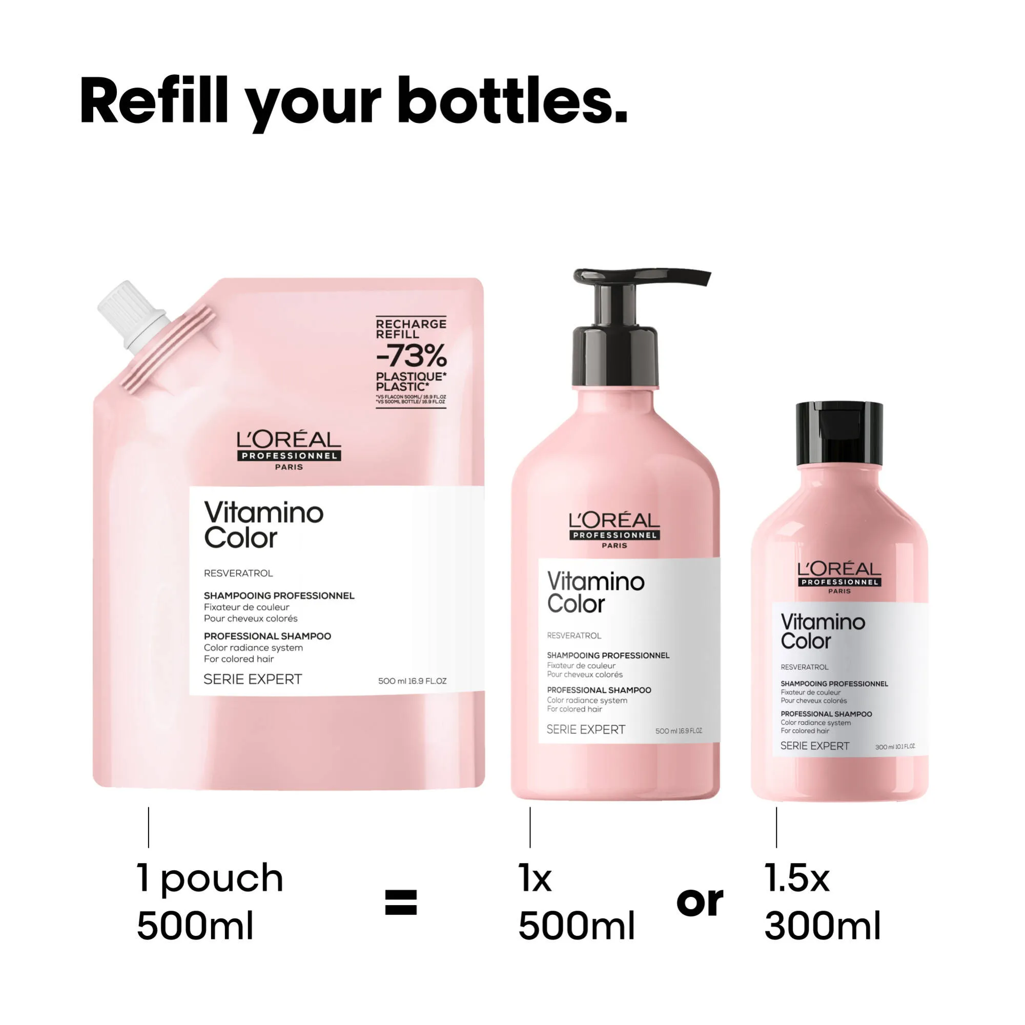 Vitamino Color Shampoo Refill 500mL