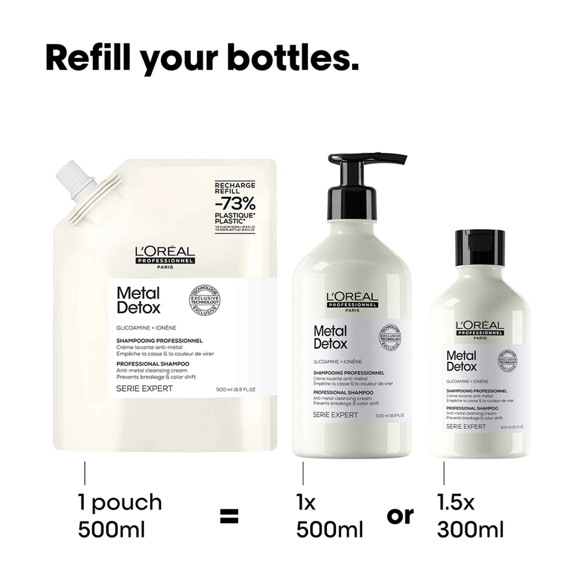 Metal Detox Shampoo Refill 500mL