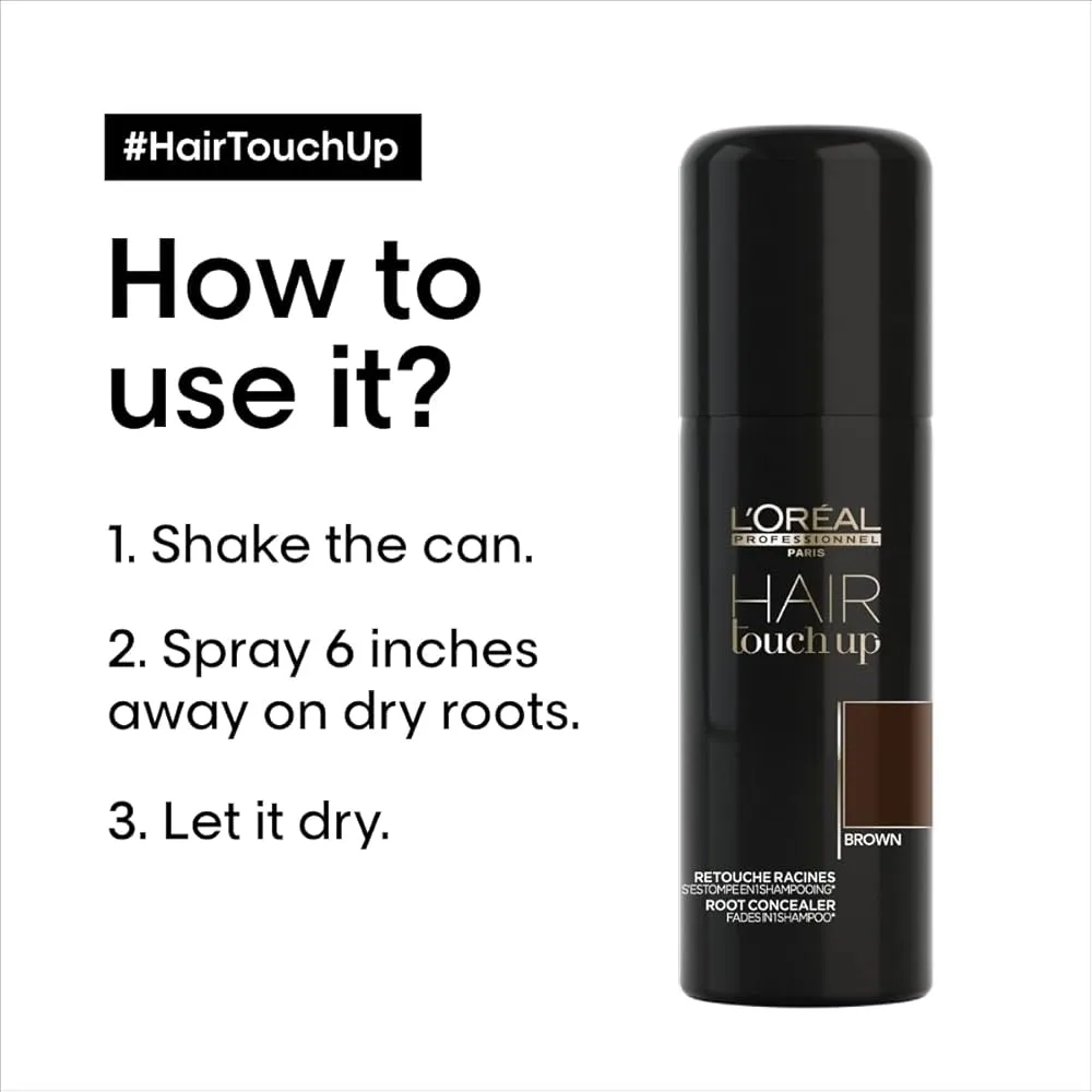 Hair Touch Up Root Concealer (Warm Brown)