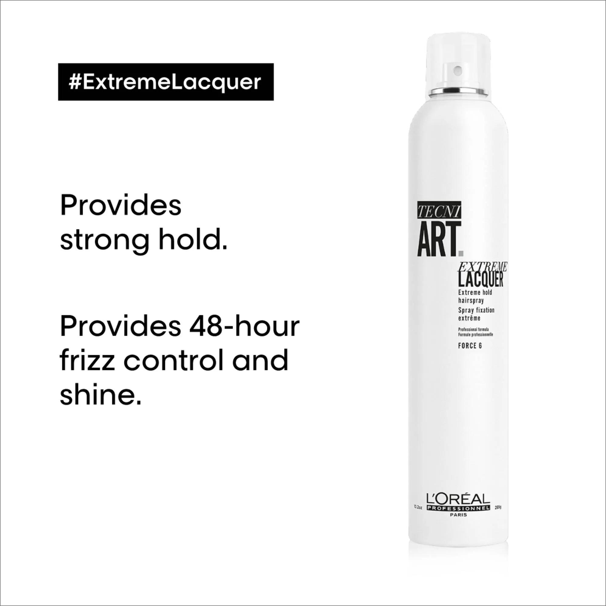 Tecni.ART Extreme Lacquer Extreme Hold Hairspray 289g