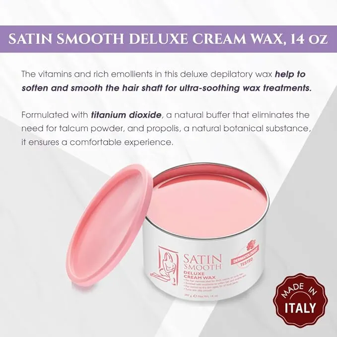 Deluxe Cream Hair Removal Wax 14oz