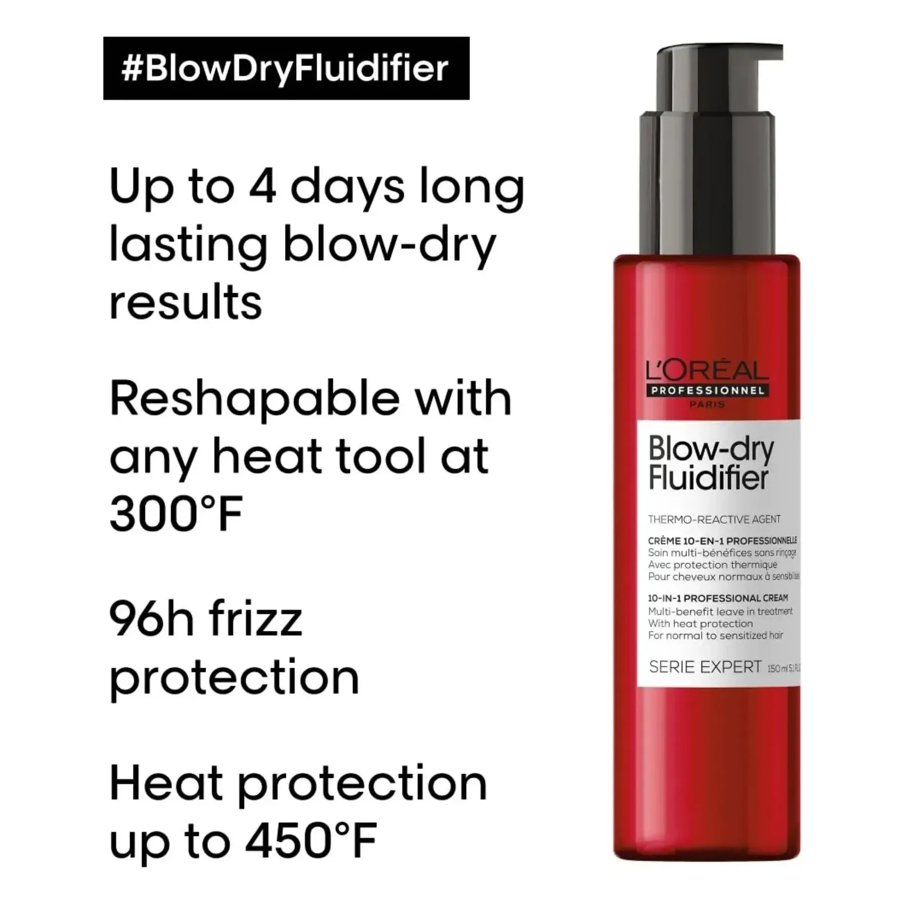 Blow-dry Fludifier Leave-In Cream 150mL *