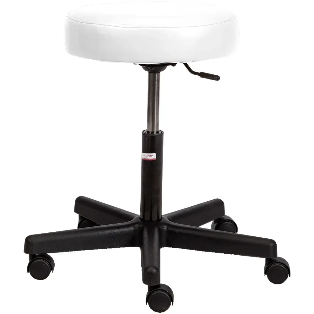 Equipro White Air-lift Stool