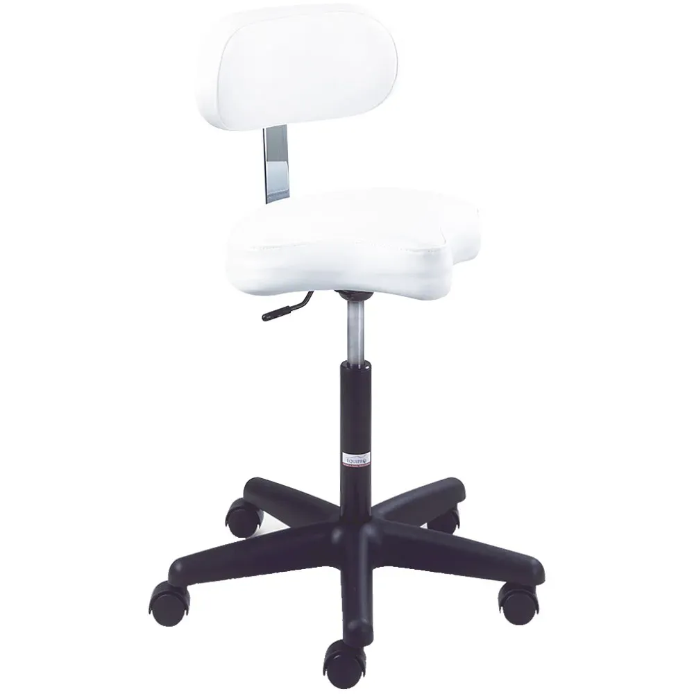Equipro Ergonomic Air-lift Stool With Backrest