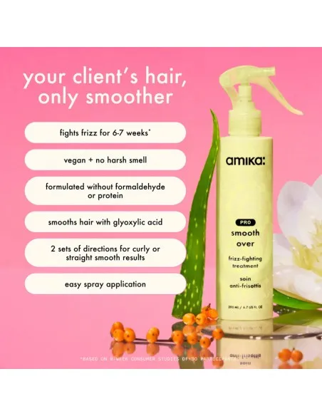 amika - Pro Smooth Over - Frizz-Fighting Treatment - 200ml
