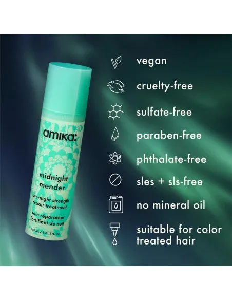 amika - Midnight Mender - Overnight Strength Repair Treatment - 100ml
