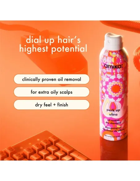 amika - Perk Up Ultra - Oil Control Dry Shampoo - 250ml