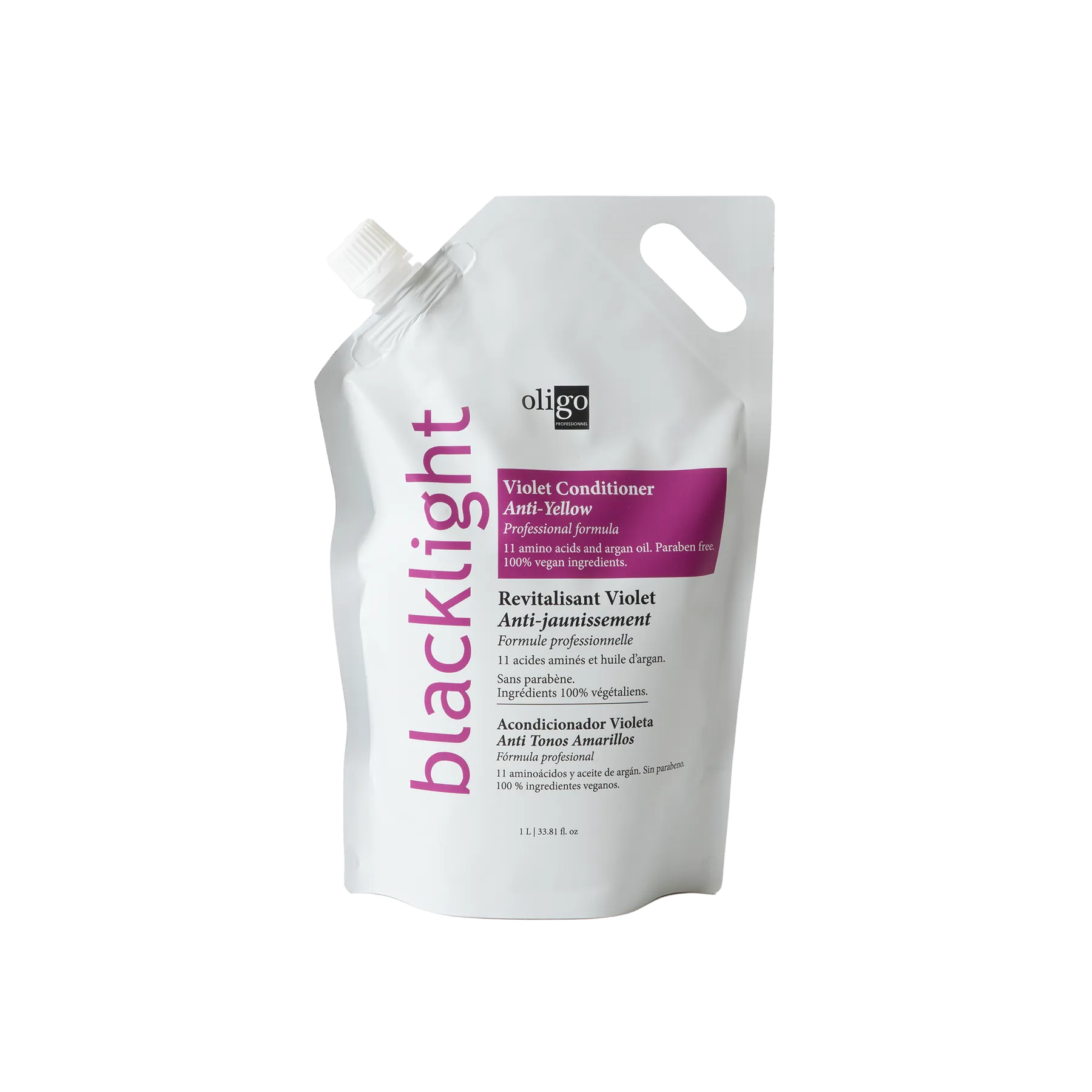Blacklight Anti-Yellow Violet Conditioner – For Blondes – 1 L REFIL Bag