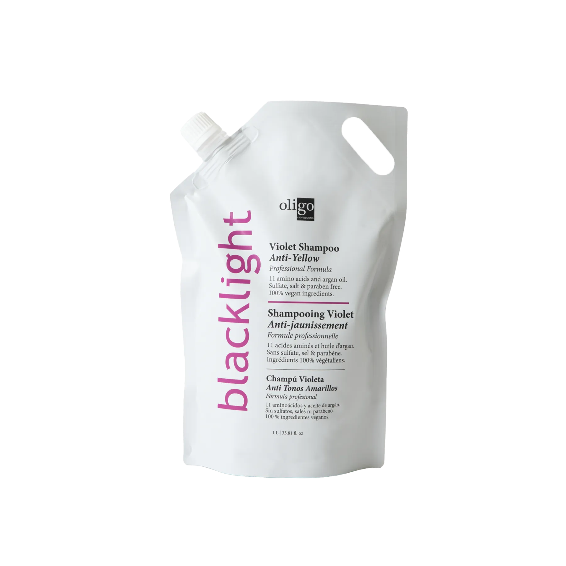 Blacklight Anti-Yellow Violet Shampoo – For Blondes – 1 L REFILL Bag
