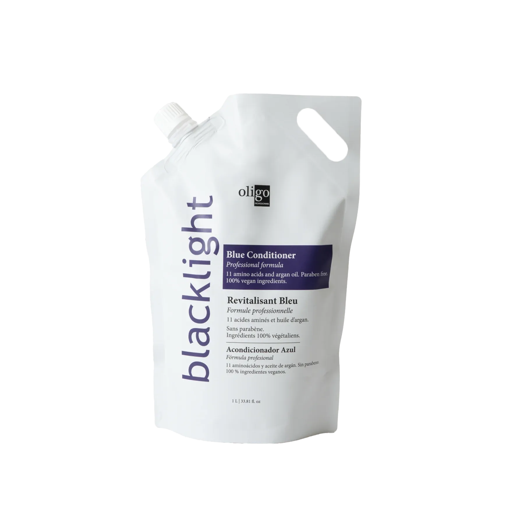 Blacklight Blue Conditioner – For Brunettes – 1 L REFILL Bag