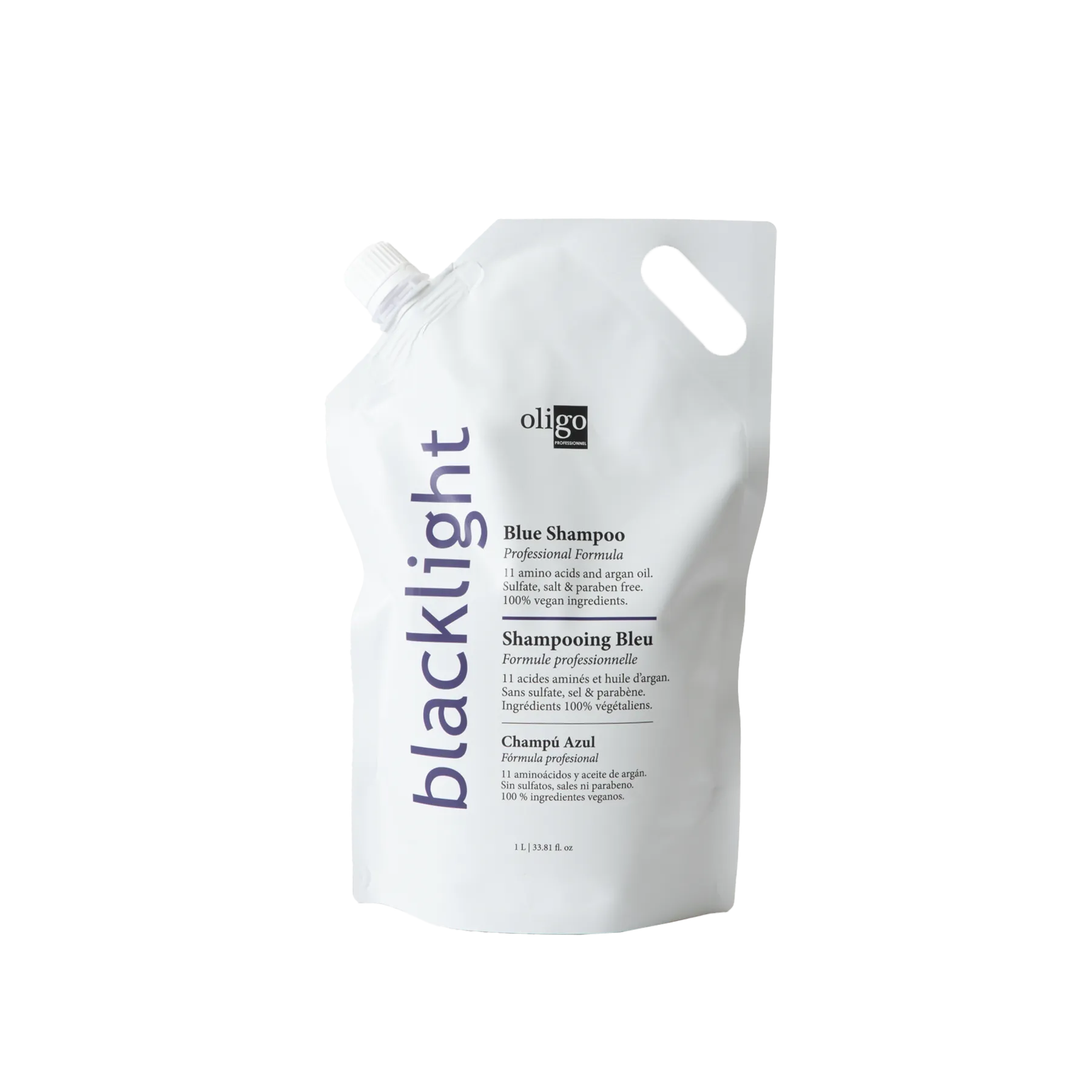 Blacklight Blue Shampoo – For Brunettes – 1 L REFILL Bag