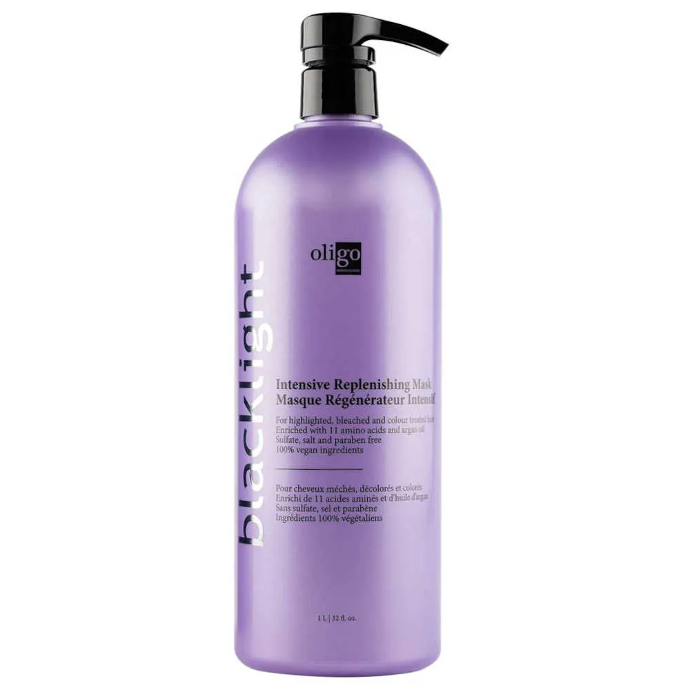 Oligo Blacklight Intensive Mask 1 L – For Highlighted, Bleached & Color Treated Hair