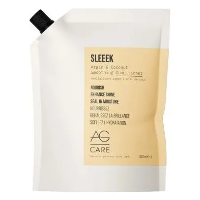 AG Care - Sleeek Argan & Coconut Smoothing Conditioner - 1000ml Refill
