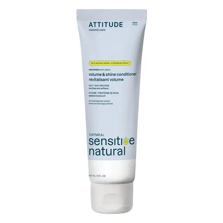 Attitude - Sensitive Natural - Volume & Shine Conditioner Unscented - 240ml