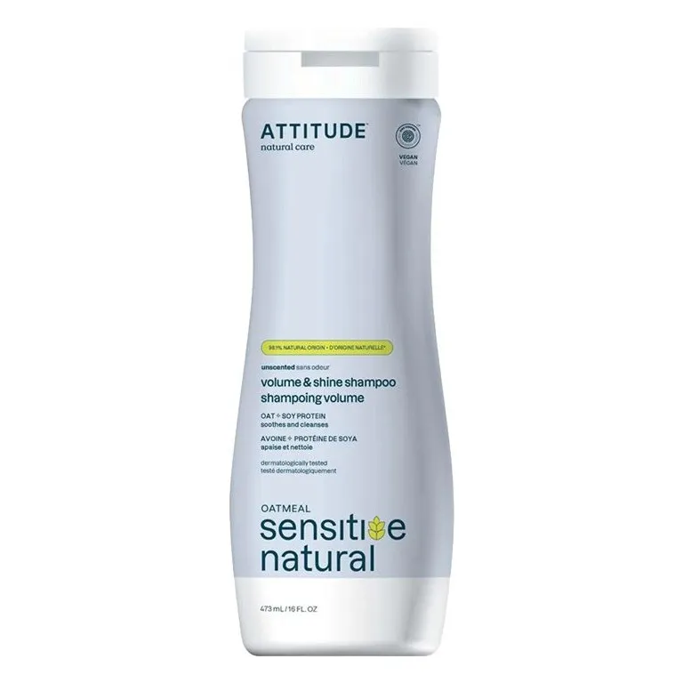 Attitude - Sensitive Natural - Volume & Shine Shampoo Unscented - 473ml