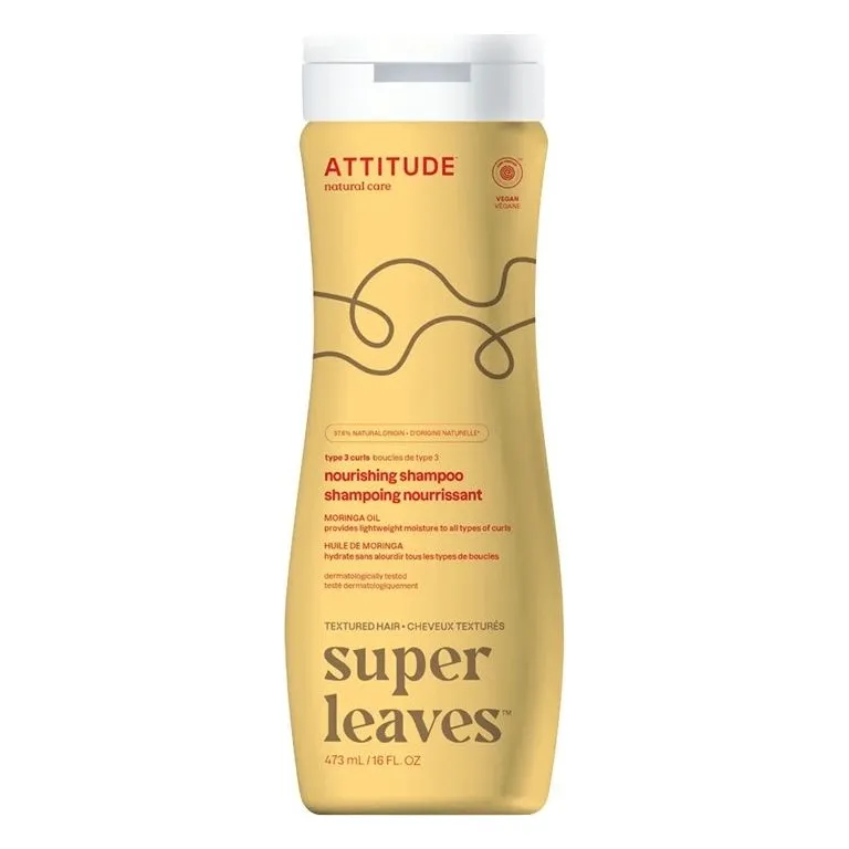 Attitude - Super Leaves - Nourishing Shampoo For Curly Hair - 473ml