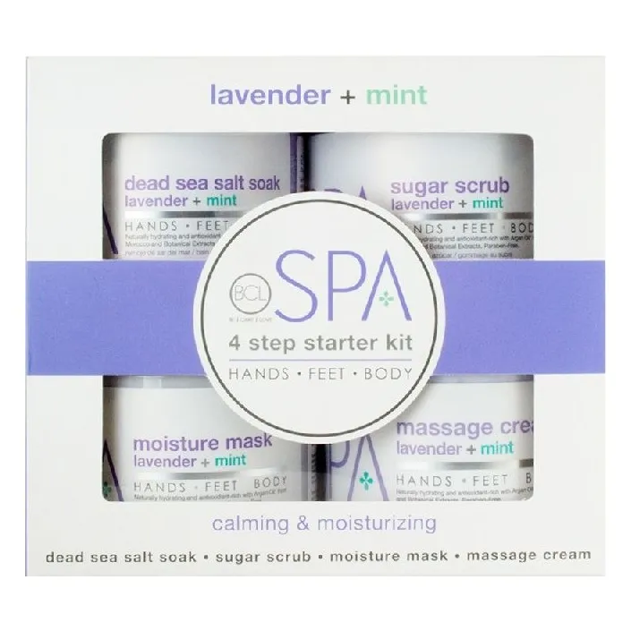 BCLSpa - Lavender & Mint 4 Step Spa Kit