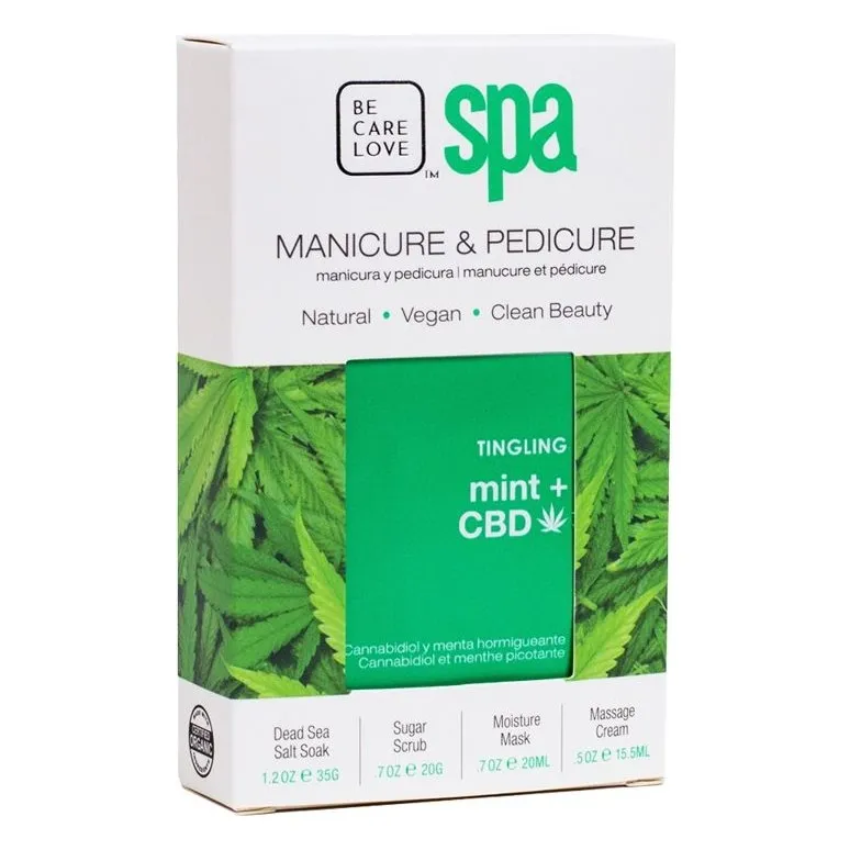 BCLspa - Tingling Mint & CBD Packette Box