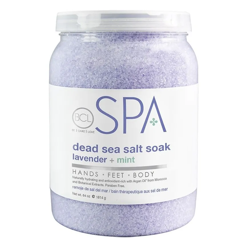 BCLspa - Lavender & Mint Dead Sea Salt Soak - 1814g