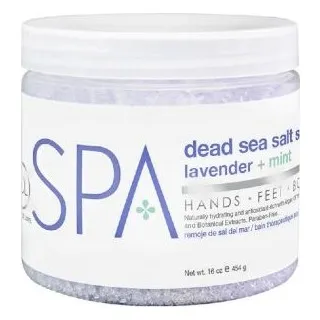 BCLspa - Lavender & Mint Dead Sea Salt Soak - 454g