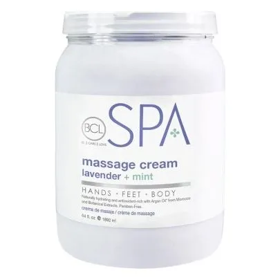 BCLspa - Lavender & Mint Massage Cream - 1892ml