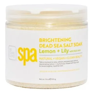 BCLspa - Lemon & Lily With Kojic Acid Dead Sea Salt Soak - 454g