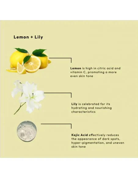 BCLspa - Lemon & Lily With Kojic Acid Dead Sea Salt Soak - 454g