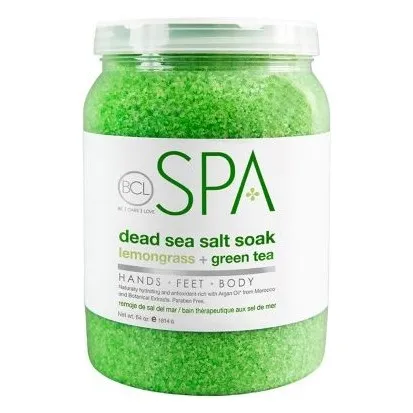 BCLspa - Lemongrass & Green Tea Dead Sea Salt Soak - 1814g