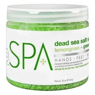 BCLspa - Lemongrass & Green Tea Dead Sea Salt Soak - 454g