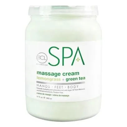 BCLspa - Lemongrass & Green Tea Massage Cream - 1892ml