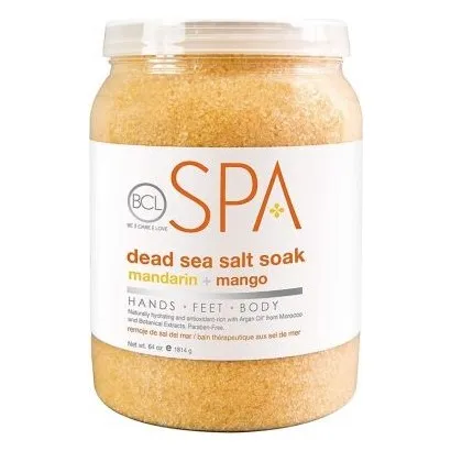 BCLspa - Mandarin & Mango Dead Sea Salt Soak - 1814g