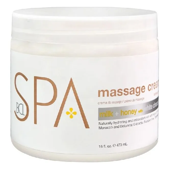 BCLspa - Milk & Honey With White Chocolate Massage Cream - 473ml