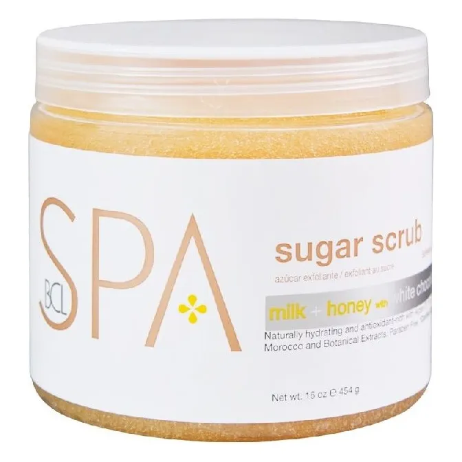 BCLspa - Milk & Honey With White Chocolate Sugar Scrub - 454g