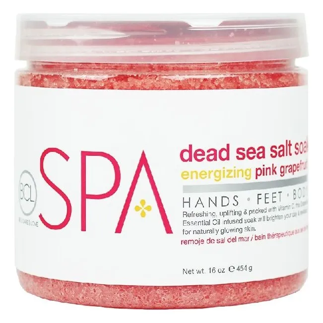 BCLspa - Pink Grapefruit Dead Sea Salt Soak - 454g