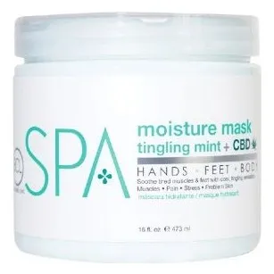 BCLspa - Tingling Mint & CBD Moisture Mask - 473ml