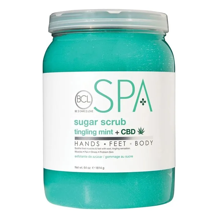 BCLspa - Tingling Mint & CBD Sugar Scrub - 1814g