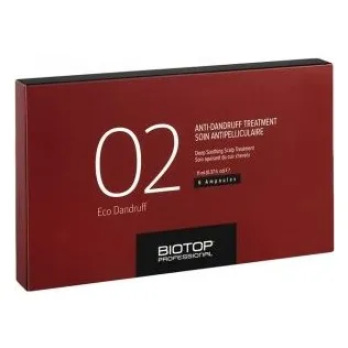 Biotop 02 - Eco Dandruff Treatment Ampoules - 6x11ml