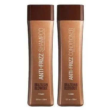 Brazilian Blowout - Anti-Frizz Shampoo & Conditioner - 350ml Duo