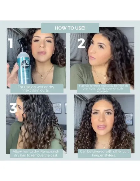 Curl Keeper - Refresh Next Day Styling Spray - 1000ml
