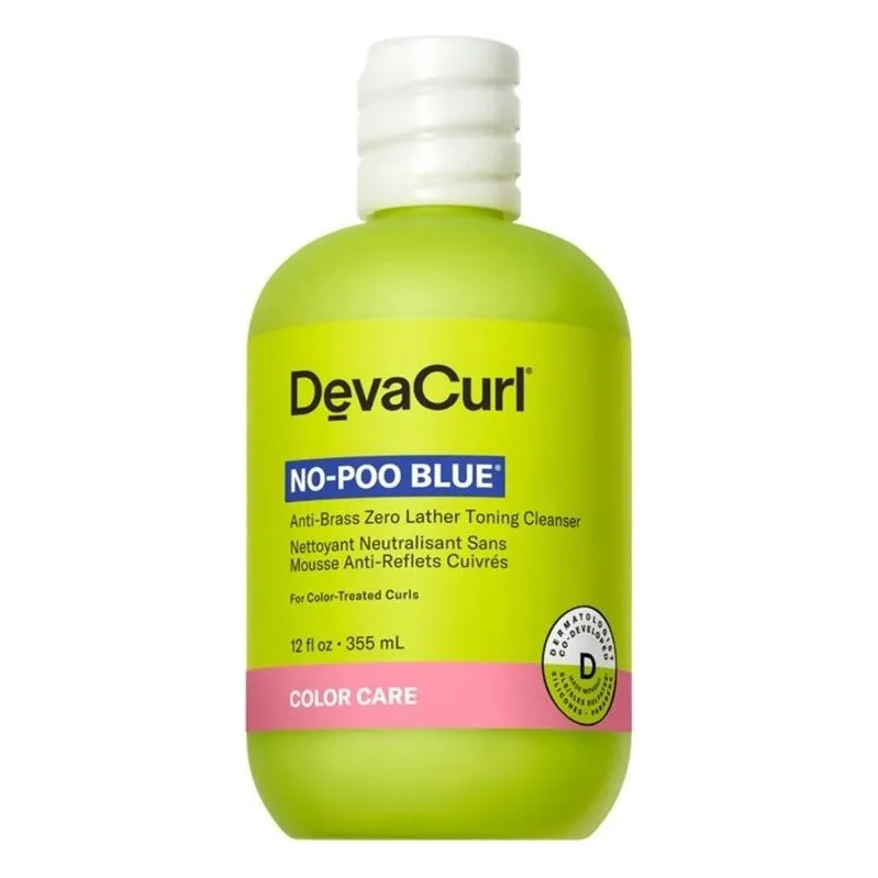 DevaCurl - No-Poo Blue Anti-Brass Zero Lather Toning Cleanser - 355ml