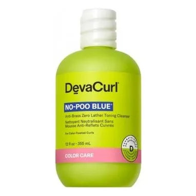 DevaCurl - No-Poo Blue Anti-Brass Zero Lather Toning Cleanser - 355ml