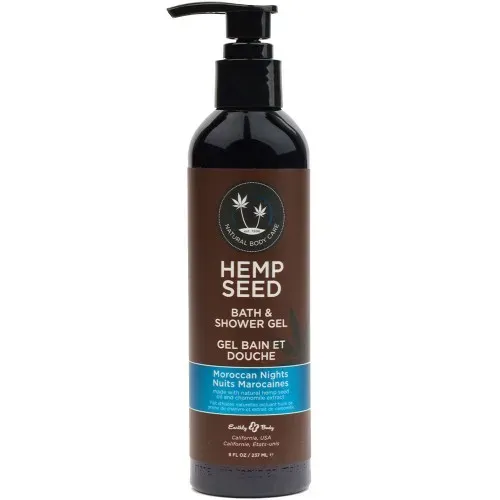 Hemp Seed Bath & Shower Gel Moroccan Nights 8oz