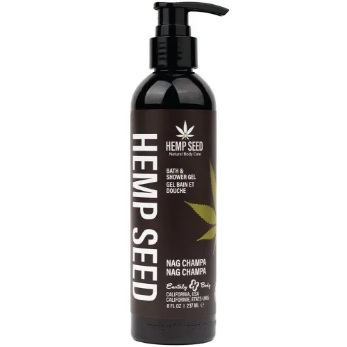 Hemp Seed Bath & Shower Gel Nag Champa 8oz
