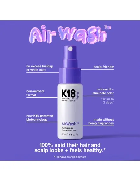 K18 - AirWash Dry Shampoo - 47ml
